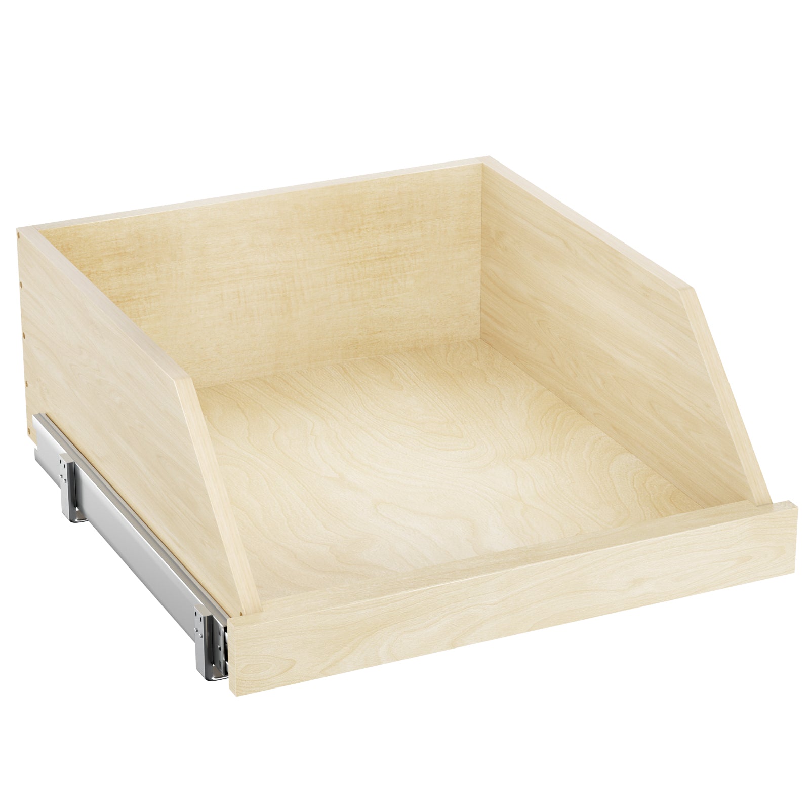 Wood High Drawer Pull Out Cabinet Organizer Hard Close Full Extension Kitchen lazy boy