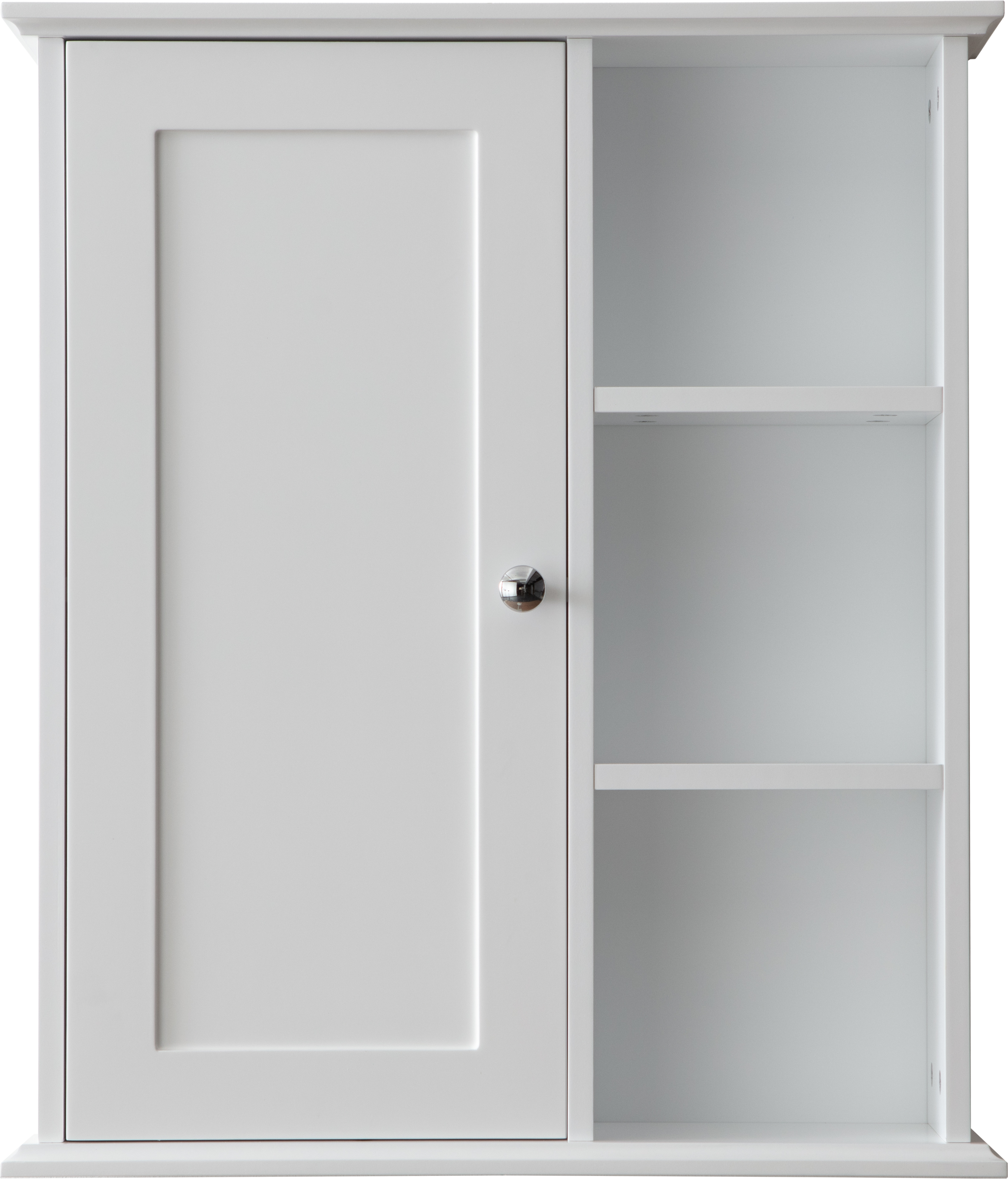 White Bathroom Wall Cabinet Storage Organizer zuri