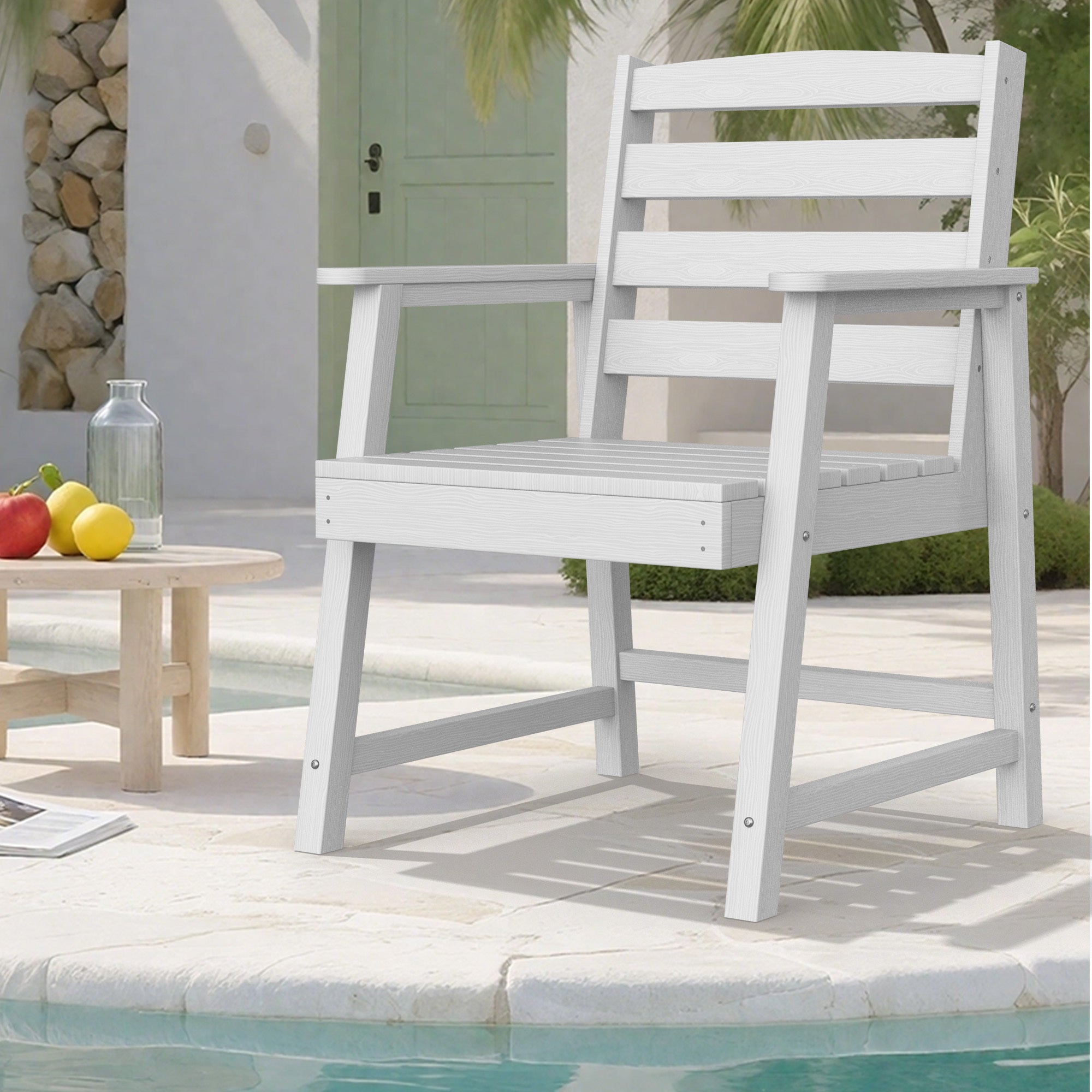 Versatile Single Outdoor Dining Chair for Multiple Scenarios Homary