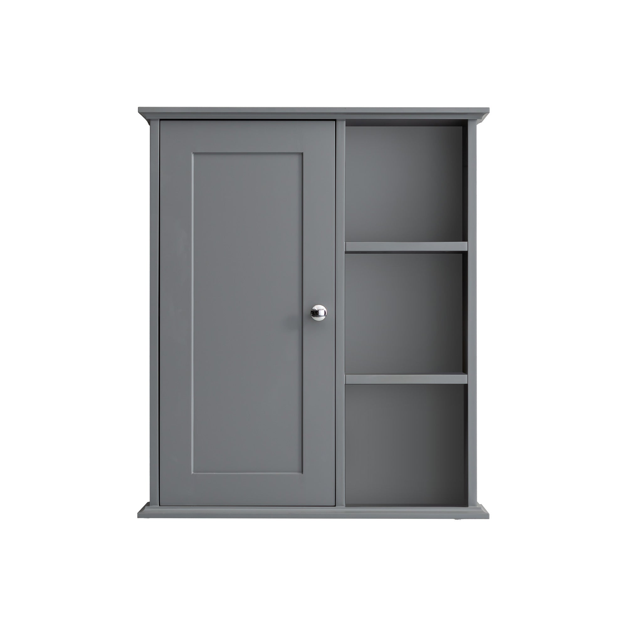 Grey Bathroom Wall Cabinet Storage Organizer Homary