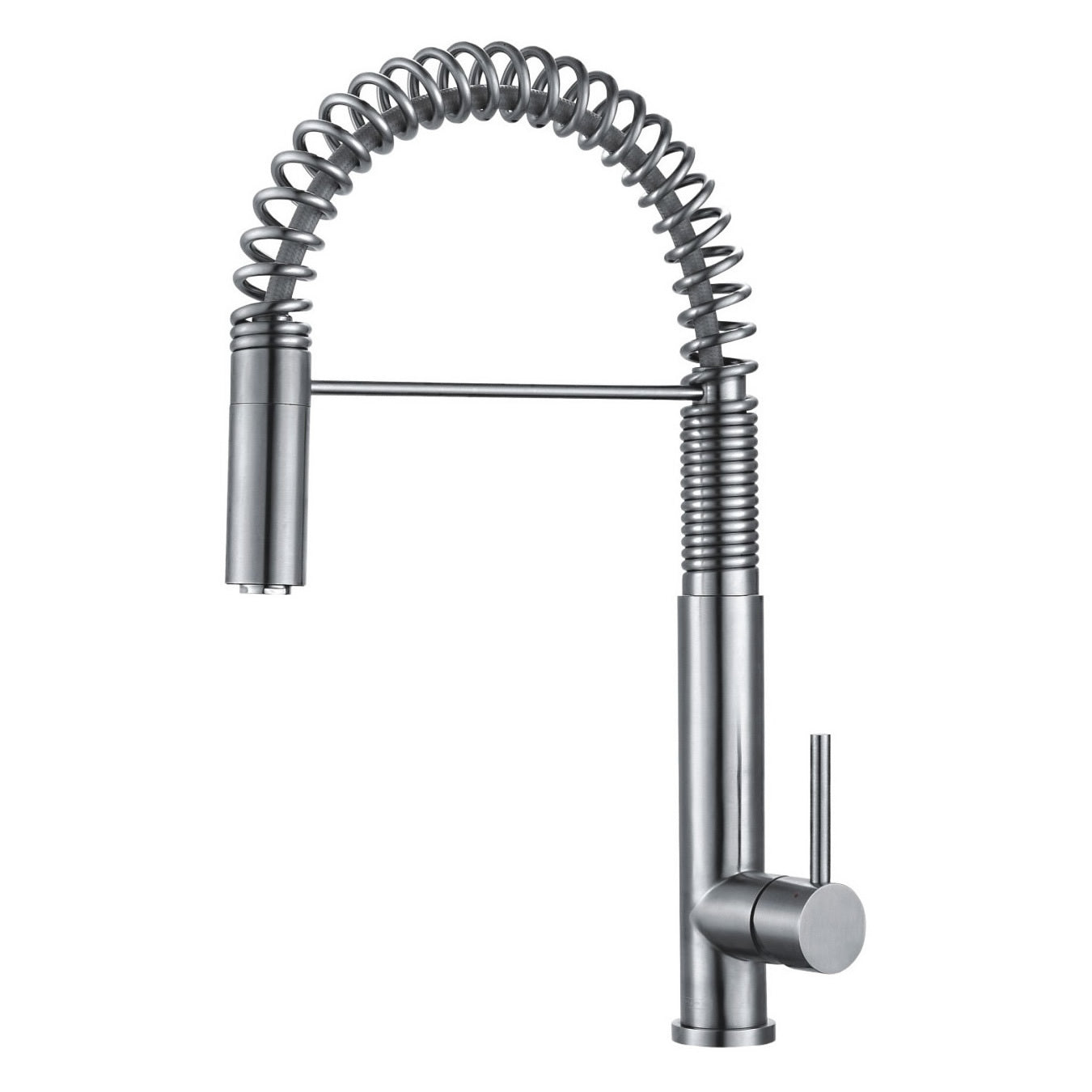 DAX Brushed Single Handle Pull - Down Kitchen Faucet Home Decor lazy boy