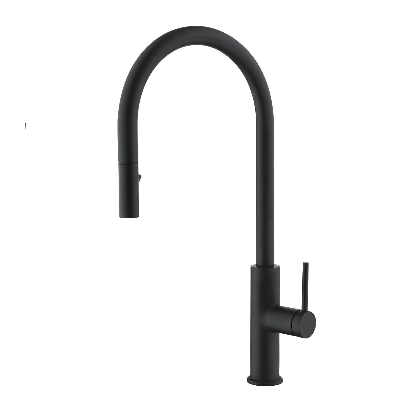 Matt Black DAX Single Handle Pull - Down Kitchen Faucet for Home Decor lazy boy