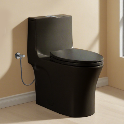 GPF Dual-Flush One-Piece Toilet 1/2'x7/8' Water Line zuri