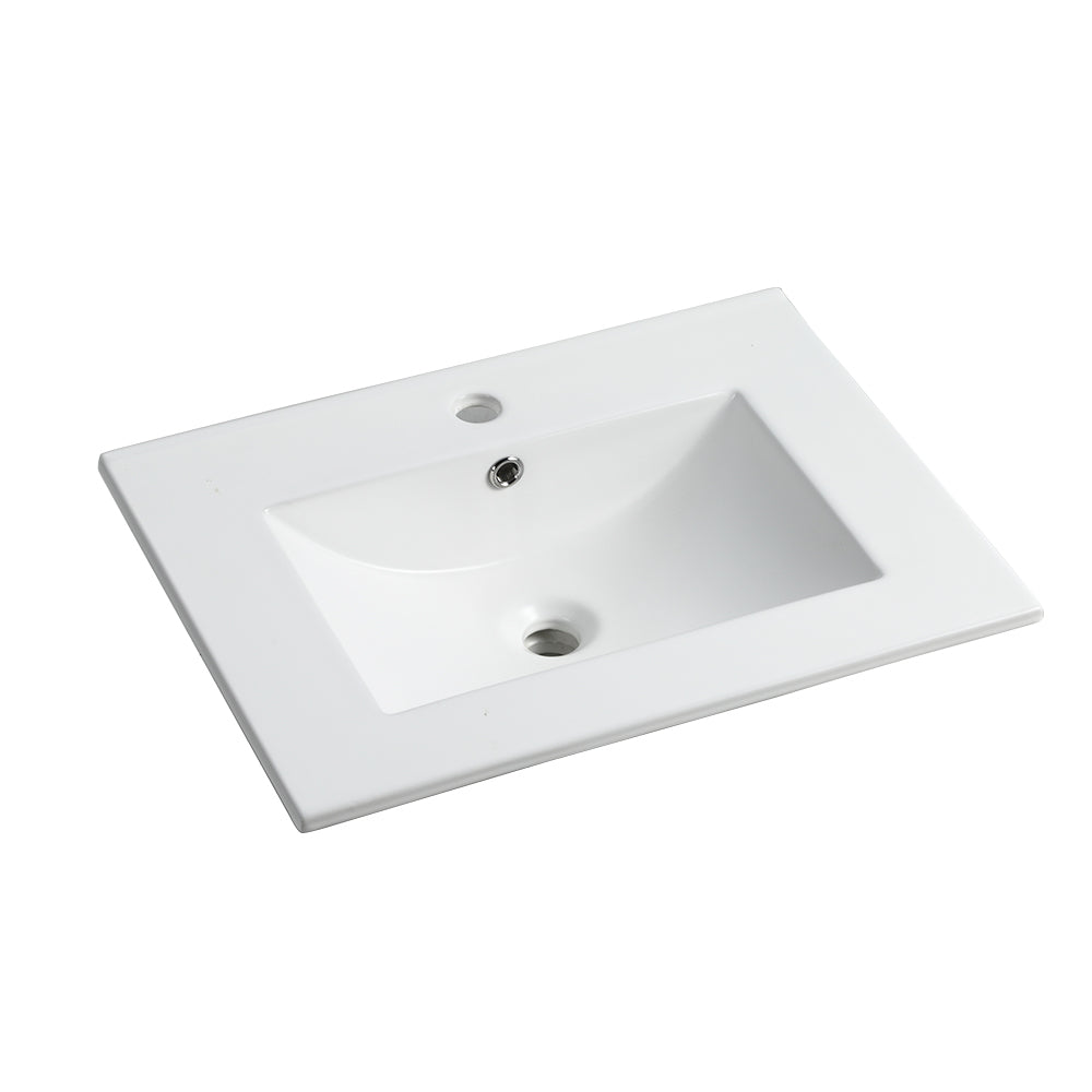 Bathroom Ceramic Sink Basin White Homary