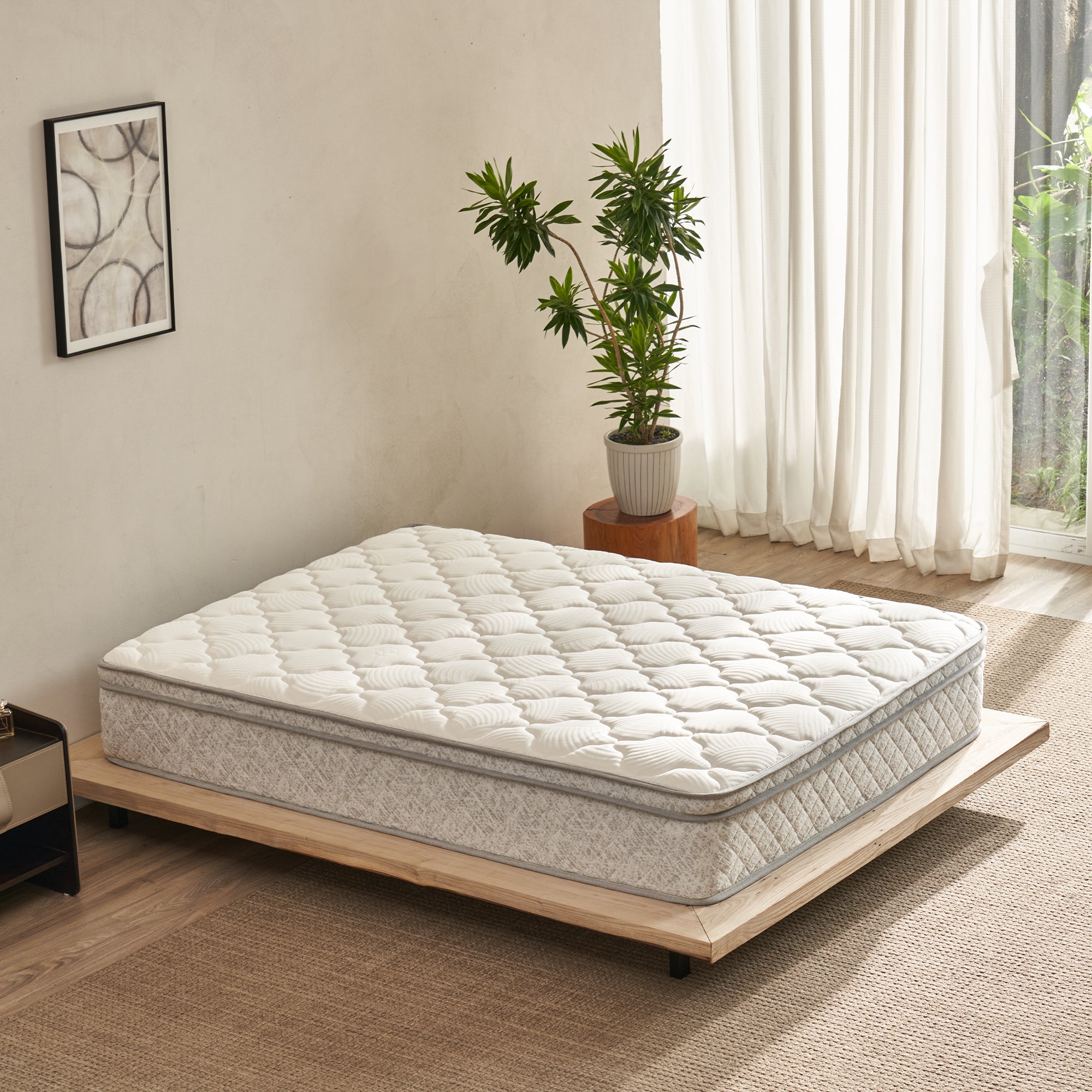 Full Size Mattress,12 Inch Hybrid Full Mattress in a Box with Memory Foam and Pocket Spring for Pressure Relief & Comfort Sleep & Zoned Support, Medium Firm,CertiPUR-US & OEKO-TEX